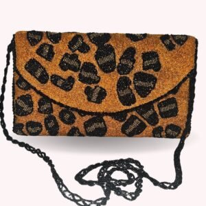 All-Honey Bee and crossbody beaded bag — versatile as a formal clutch or a casual sling