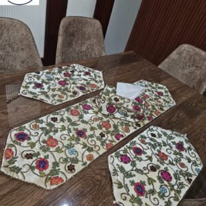 Premium Handcrafted – Beaded Table Runner set