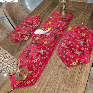 Premium Handcrafted – Beaded Table Runner set