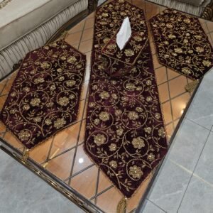 Premium Handcrafted – Beaded Table Runner set