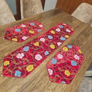 Premium Handcrafted – Beaded Table Runner set